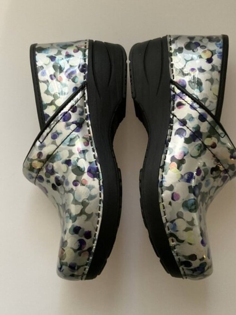 DANSKO XP 2.0 MULTI DOT PATENT LEATHER CLOGS - Picture 14 of 15